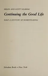 Cover of Continuing the good life