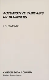 Cover of Automotive tune-ups for beginners