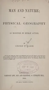 Cover of Man and nature