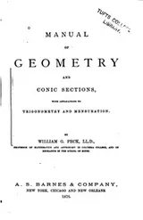 Cover of Manual of geometry and conic sections