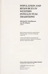 Cover of Population and resources in Western intellectual traditions