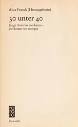 Cover of 30 unter 40