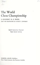 Cover of The world chess championship