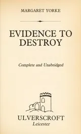 Cover of Evidence to destroy