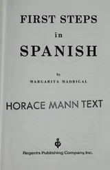 Cover of First steps in Spanish : a beginner's book for children