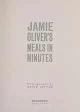 Cover of Jamie Oliver's meals in minutes