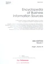 Cover of Encyclopedia of business information sources