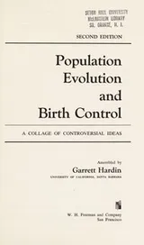 Cover of Population, evolution, & birth control