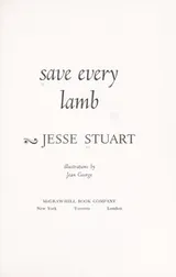 Cover of Save every lamb