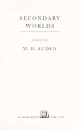 Cover of Secondary worlds