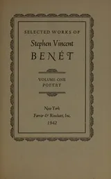 Cover of Selected works of Stephen Vincent Benét