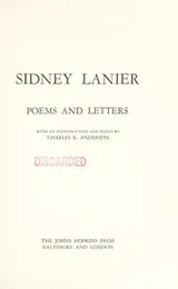 Cover of Sidney Lanier
