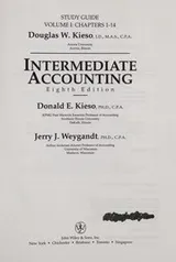 Cover of Intermediate Accounting, 8th Edition