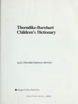 Cover of Thorndike-Barnhart children's dictionary