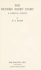Cover of The modern short story