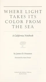 Cover of Where light takes its color from the sea