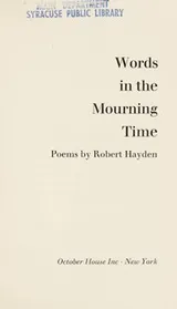 Cover of Words in the mourning time