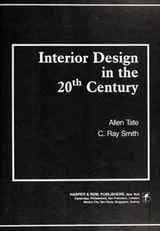 Cover of Interior design in the 20th century