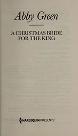 Cover of A Christmas bride for the king