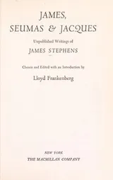 Cover of James, Seumas & Jacques