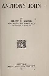 Cover of Anthony John