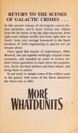 Cover of More Whatdunits