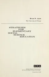 Cover of Strategies for elementary social science education