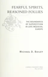 Cover of Fearful spirits, reasoned follies