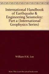 Cover of International Handbook of Earthquake & Engineering Seismoloy