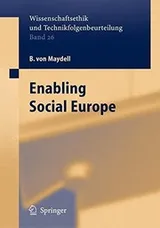 Cover of Enabling Social Europe (Ethics of Science and Technology Assessment Book 26)