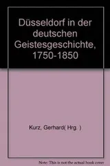 Cover of Düsseldorf in der deutschen Geistesgeschichte, 1750-1850 (German Edition)