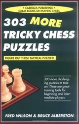 Cover of 303 more tricky chess puzzles