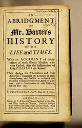 Cover of An abridgment of Mr. Baxter's History of his life and times