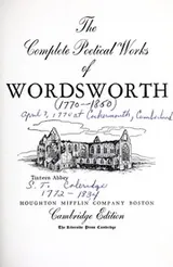 Cover of The complete poetical works of Wordsworth