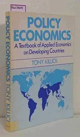 Cover of Policy economics