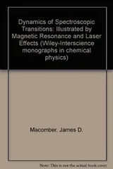 Cover of The dynamics of spectroscopic transitions