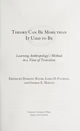 Cover of Theory can be more than it used to be