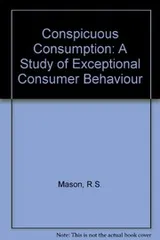 Cover of Conspicuous consumption