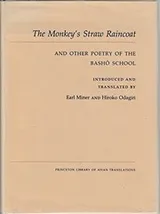 Cover of The Monkey's straw raincoat and other poetry of the Basho school