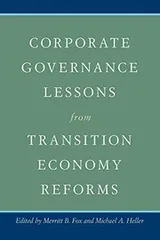 Cover of Corporate Governance Lessons from Transition Economy Reforms