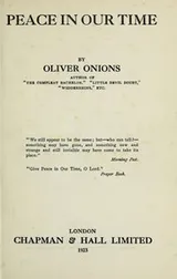 Cover of Peace in our time