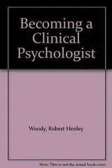 Cover of Becoming a clinical psychologist