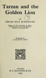 Cover of Tarzan and the Golden Lion