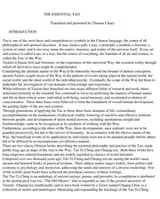 Cover of The essential Tao