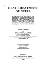 Cover of Heat-treatment of Steel: A Comprehensive Treatise on the Hardening ...