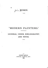 Cover of Modern Painters. General Index, Bibliography, and Notes