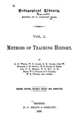 Cover of Methods of teaching history