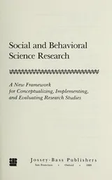 Cover of Social and behavioral science research