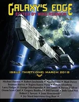 Cover of Galaxy's Edge Magazine. Issue 31, March 2018