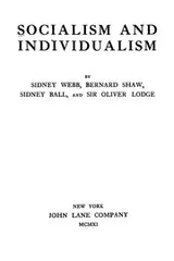 Cover of Socialism and individualism
